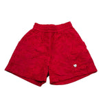 Monnalisa Short tinta unita In Pizzo Sangallo Rosso per Bambina 11C416 ROSSO MONNALISA 
