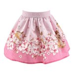 Monnalisa Gonna Tinta Unita con Stampa Disney per Bambina 11E702 ROSA MONNALISA 