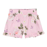 Monnalisa Short Tinta Unita con Fantasia per Neonata 11X421 ROSA MONNALISA 
