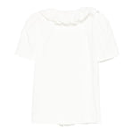 Monnalisa Camicia Tinta Unita con Colletto per Bambina 17EPAT BIANCO MONNALISA 