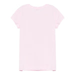 Monnalisa T-Shirt Girocollo Tinta Unita con Brillantini per Bambina 19E617 ROSA MONNALISA 