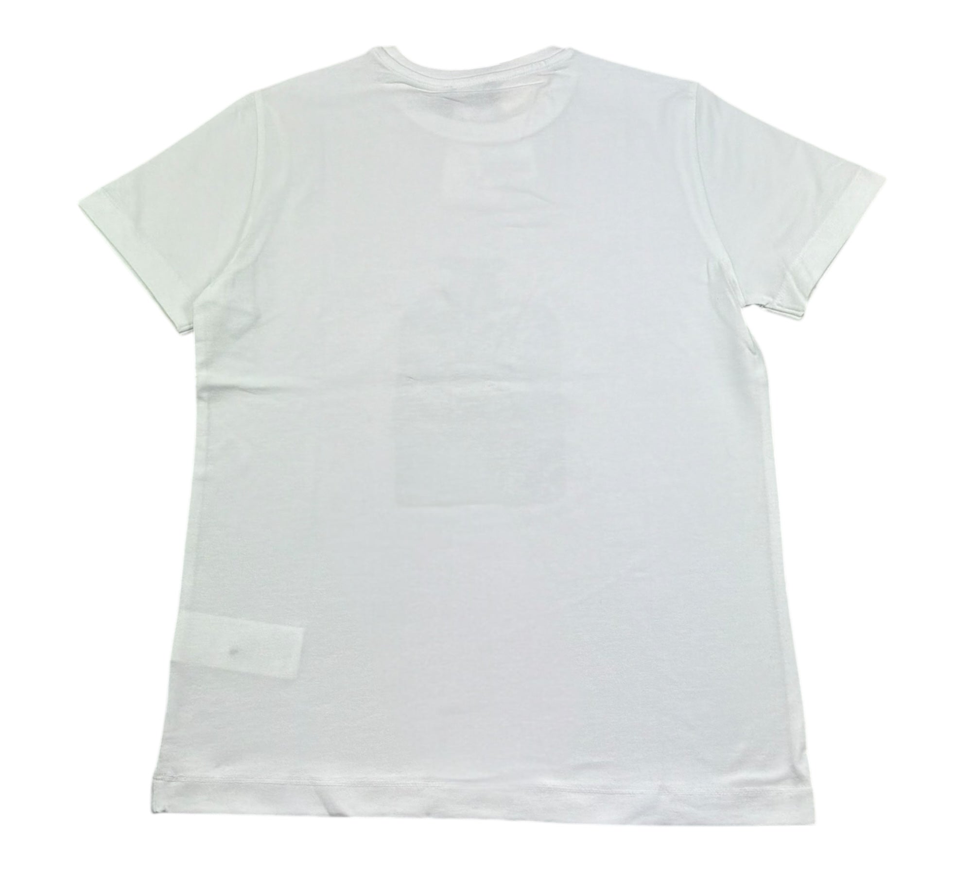 Monnalisa T-Shirt Girocollo Tinta Unita con Stampa per Bambino 253603 BIANCO MONNALISA 