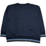 Monnalisa Felpa Chiusa Girocollo Tinta Unita con Stampa per Bambino 256608 BLU MONNALISA 