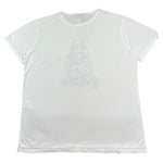 Monnalisa T-Shirt Girocollo Tinta Unita con Stampa per Bambino 257608SS BIANCO MONNALISA 