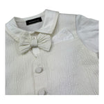 Monnalisa Completo 2 Pezzi Camicia-Bermuda per Neonato 28A592 PANNA MONNALISA 