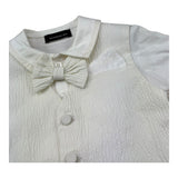 Monnalisa Completo 2 Pezzi Camicia-Bermuda per Neonato 28A592 PANNA MONNALISA 
