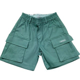 Monnalisa Bermuda Tinta Unita con Elastico In Vita per Bambino 28E402 VERDE MONNALISA 