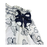 Monnalisa Gonna Tinta Unita con Stampe Farfalla per Neonata 311761 BIANCO MONNALISA 