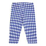 Monnalisa Leggins Fantasia Quadretti per Neonata 319407 BIANCO/BLU MONNALISA 