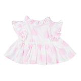 Monnalisa Camicia Mezza Manica Tina Unita per Neonata 31A301 BIANCO MONNALISA 