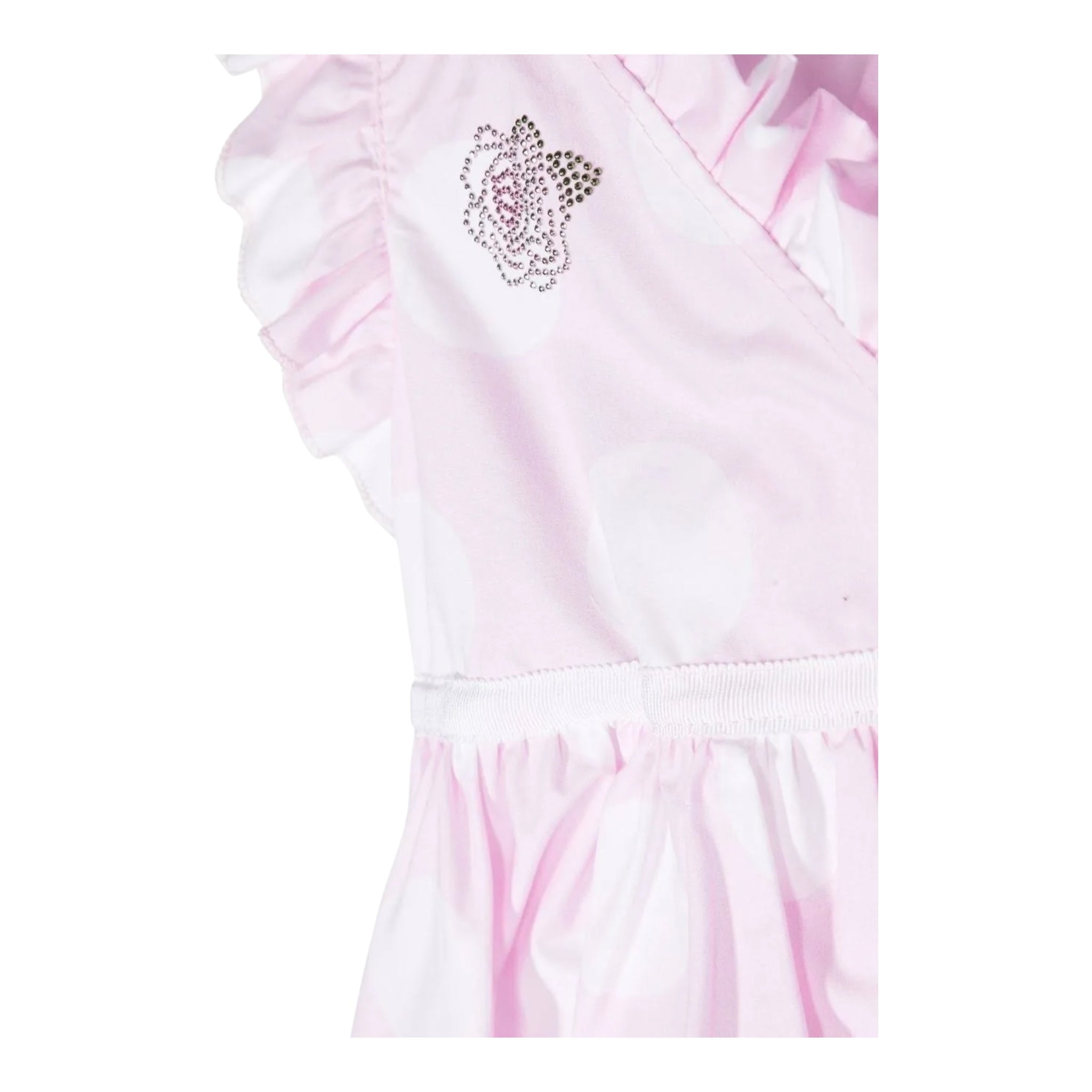 Monnalisa Camicia Mezza Manica Tina Unita per Neonata 31A301 BIANCO MONNALISA 