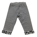 Monnalisa Leggins Fantasia A Righe per Neonata 31A414 BIANCO/BLU MONNALISA 