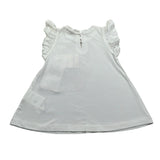 Monnalisa T-Shirt Girocollo tinta unita con Stampa Bianco per Neonata 39A609 BIANCO MONNALISA 