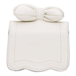 Monnalisa Mini Borsa Tinta Unita con Applicazioni per Bambina 39E003 PANNA MONNALISA 
