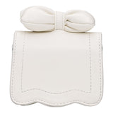 Monnalisa Mini Borsa Tinta Unita con Applicazioni per Bambina 39E003 PANNA MONNALISA 