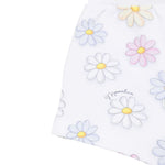 Monnalisa Short Tinta Unita con Stampa Fiori per Bambina 39E407X BIANCO MONNALISA 