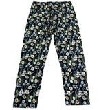 Monnalisa Leggins Tinta Unita Fantasia Floreale per Bambina 413410 NERO MONNALISA 