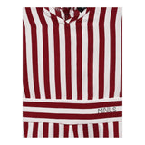 Monnalisa Abito Bicolore con Fantasia A Righe per Bambina 417909 BIANCO/ROSSO MONNALISA 