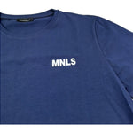 Monnalisa T-Shirt Girocollo Tinta Unita con Stampa per Bambino MNSTHO BLU MONNALISA 