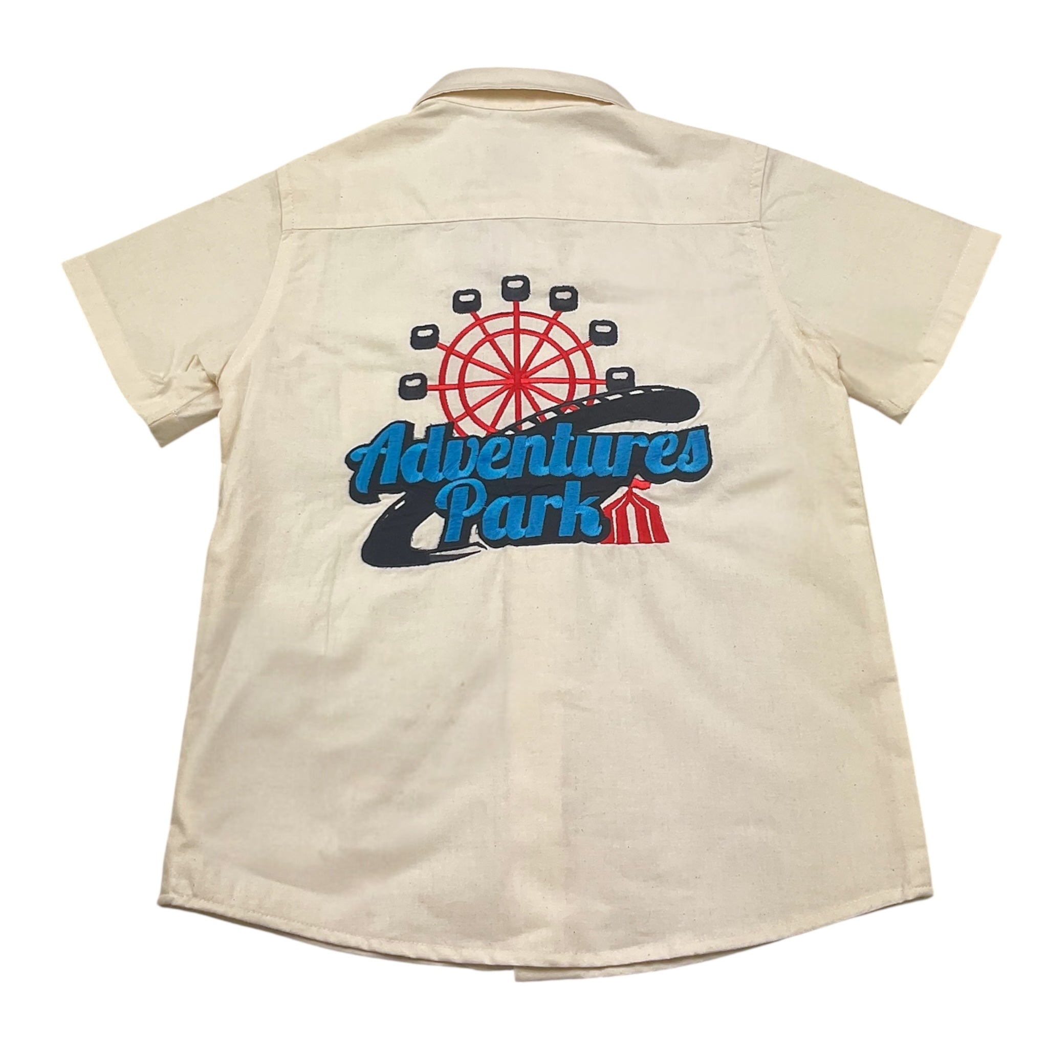Mood_One Camicia Mezza Manica Tinta Unita per Bambino 395M PANNA MOOD_ONE 