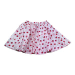 Moschino Gonna Tinta Unita con Stampa per Bambina HDJ045 ROSA MOSCHINO 