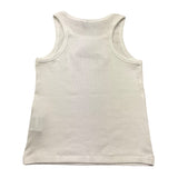 Moschino Canotta Tinta Unita A Costine per Bambina HDM06MX BIANCO MOSCHINO 