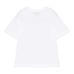 Moschino T-Shirt Girocollo Tinta Unita con Stampa per Bambino HPM050 BIANCO MOSCHINO 