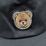 Moschino Cappello Modello Berretto Tinta Unita con Stampa per Bambino HPX002 NERO MOSCHINO 