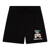 Moschino Completo 2 Pezzi T-Shirt-Bermuda  per Bambino HUG00RX BIANCO/NERO MOSCHINO 