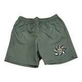 Moschino Costume Modello Boxer Tinta Unita con Stampa per Bambino HUL01L VERDE MOSCHINO 