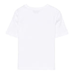 Moschino T-Shirt Girocollo Tinta Unita con Taschino per Bambino HUM055X BIANCO MOSCHINO 
