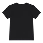 Moschino T-Shirt Girocollo Tinta Unita con Stampa per Bambino HUM05C NERO MOSCHINO 