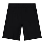 Moschino Bermuda Tinta Unita con Stampa per Bambino HUQ02A NERO MOSCHINO 