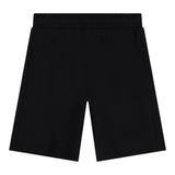 Moschino Bermuda Tinta Unita con Stampa per Bambino HUQ02A NERO MOSCHINO 