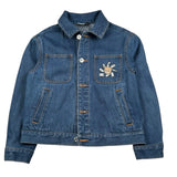 Moschino giubbino Manica Lunga In Denim Tinta Unita per Bambino HUS05L BLU MOSCHINO 