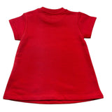 Moschino Abito Mezza Manica Tinta Unita con Stampa per Neonata MAV0C9 ROSSO MOSCHINO 