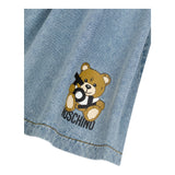 Moschino Gonna Tinta Unita In Denim per Bambina MDJ03L AZZURRO MOSCHINO 