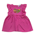 Moschino Abito Tinta Unita con Stampa per Neonata MDV0DH FUXIA MOSCHINO 