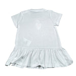 Moschino Abito Mezza Manica Tinta Unita con Stampa per Neonata MDV0DJ BIANCO MOSCHINO 
