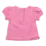 Moschino T-Shirt Girocollo Tinta Unita con Stampa per Neonata MLM02B ROSA MOSCHINO 