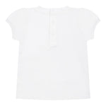 Moschino T-Shirt Girocollo Tinta Unita con Orso per Neonato MNM047N BIANCO MOSCHINO 
