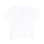 Moschino T-Shirt Girocollo Tinta Unita con Orso per Bambino MNM047XXX BIANCO MOSCHINO 