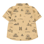 Moschino Camicia Tinta Unita con Stampa per Neonata MOC018 CAMMELLO MOSCHINO 