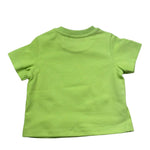 Moschino T-Shirt Girocollo Tinta Unita con Stampa per Neonato MOM031 VERDE MOSCHINO 