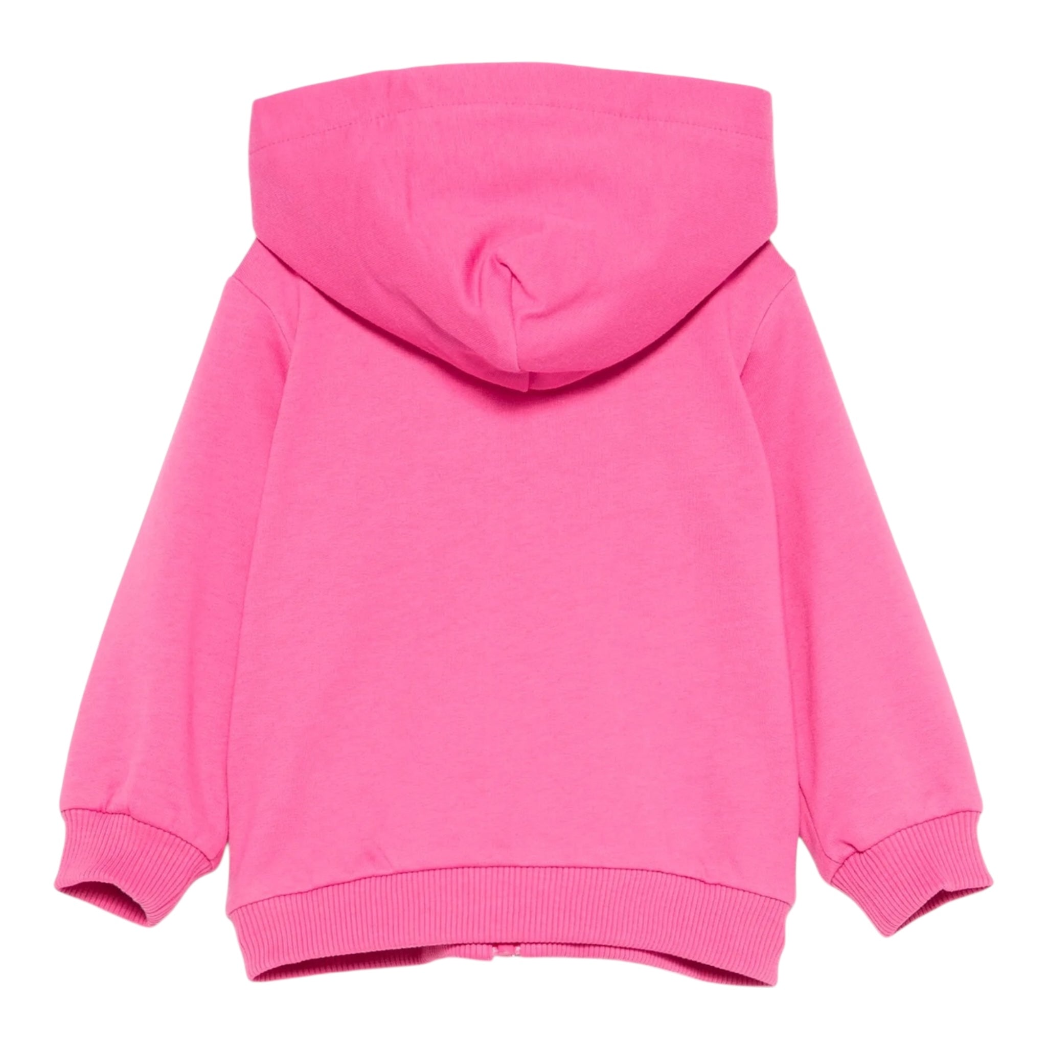 Moschino Felpa con Zip Ecappuccio Tinta Unita per Neonata MUF05XL FUXIA MOSCHINO 
