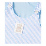 Moschino Completo 2 Pezzi T-Shirt-Salopette per Neonato MUG01I AZZURRO MOSCHINO 