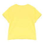 Moschino T-Shirt Girocollo Tinta Unita con Stampa per Neonato MUM04CLO GIALLO MOSCHINO 