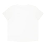 Moschino T-Shirt Girocollo Tinta Unita con Stampe In Contrasto per Neonato MUM04FX BIANCO MOSCHINO 