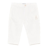 Moschino Pantalone Fantasia A Righe per Bambino MUP05 BIANCO/BEIGE MOSCHINO 