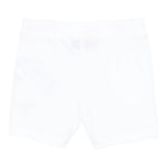 Moschino Bermuda Tinta Unita con Logo per Bambino MUQ01L BIANCO MOSCHINO 